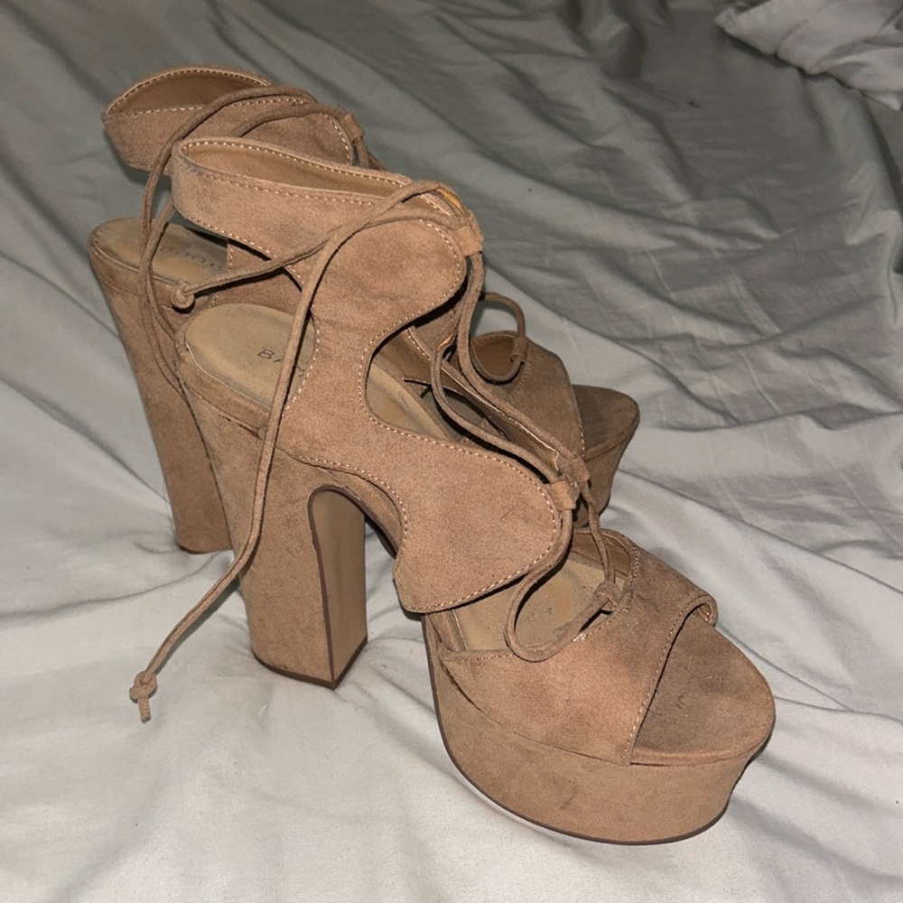 Tan Leather Heels